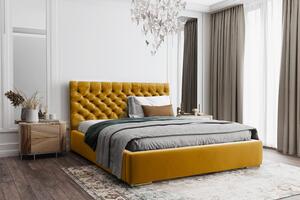 - Luxusná čalúnená posteľ VITORIA II ROZMER: Pre matrac 160 x 200 cm