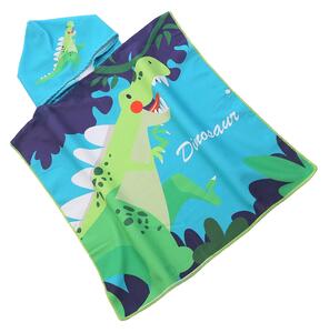 Detské pončo DINOSAUR farebné Rozmer: 60 x 120 cm