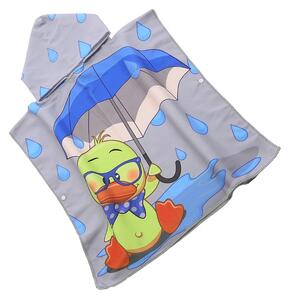 Detské pončo DUCK SPLASH sivé Rozmer: 60 x 120 cm