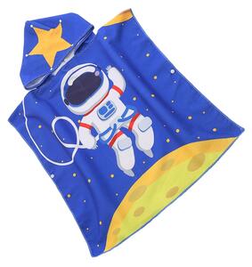 Detské pončo GALAXIO modré Rozmer: 60 x 120 cm