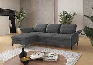 ROHOVÁ SEDAČKA, textil, sivá Sit & More - Sedačky, Online Only