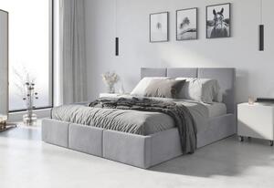 Čalúnená posteľ NICKY, 140x200, zelená