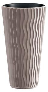 Prosperplast Kvetináč Sandy Slim, 30 x 53 x 30 cm, kávová