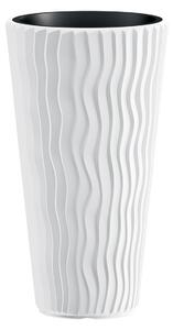Prosperplast Kvetináč Sandy Slim, 35 x 62 x 35 cm , biela