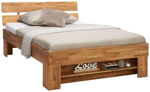 POSTEĽ, 140/200 cm, divoký dub Carryhome - Postele