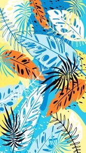 Plážová osuška SUMMER FRESH 100x180 cm farebná, 100% mikrovlákno
