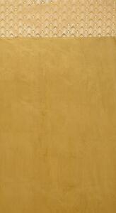 Dekorstudio Zamatový záves ELEN s elegantnou potlačou v zlatej farbe