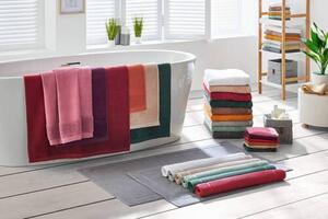 UTERÁK PRE HOSTÍ, 30/50 cm, bordová Bio:Vio - Kúpeľňový textil