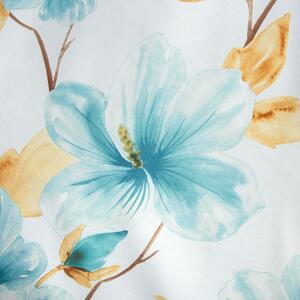 Dekorstudio EUROFIRANY Dekoračný záves SOFIA s modrým kvetinovým vzorom