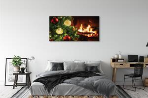 Obraz na plátne Ozdoby pobočky ohnisko 125x50 cm