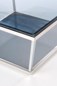 Konferenčný stolík FABIOLA 100x100 cm - dymové sklo