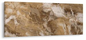 Obraz - Hnedá abstrakcia (120x50 cm)