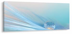 Obraz - Modrá kvapka (120x50 cm)