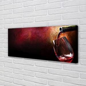 Obraz canvas červené víno 140x70 cm