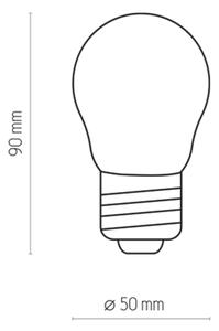 LED žiarovka P45 E27/2W/230V 2700K