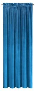 Modrý zamatový záves SAMANTA 140x270 cm