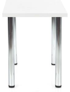 Halmar MODEX 90 stôl farba doska - biela, nohy - chrom