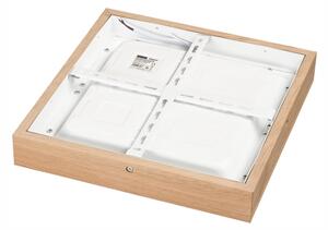 Brilagi-LED Stmievateľné svietidlo WOODY FRAME LED/24W/230V dub 30x30 cm IP44 + DO