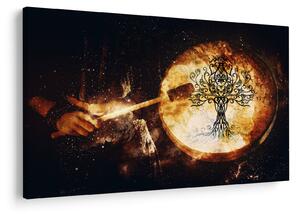Obraz - Tajomný strom života (90x60 cm)