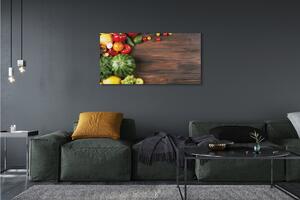 Obraz canvas Melón paradajky kôpor 120x60 cm