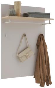 VEŠIAKOVÝ PANEL, farba duba, kašmírová, 80/115/28 cm Voleo - Vešiakové steny