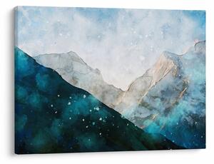 Obraz - Kresba hôr (70x50 cm)