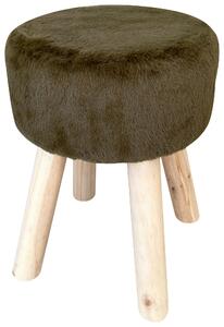 TABURETKA, drevo, textil, kompozitné drevo, 28/38 cm Ambia Home - Kreslá