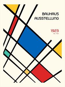 Ilustrácia Bauhaus Geometric Design Retro, Retrodrome