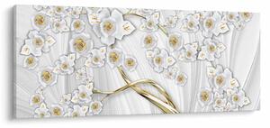 Obraz - Strom so zlatým dekorom (120x50 cm)