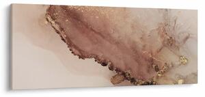 Obraz - Zlaté trblietky (120x50 cm)