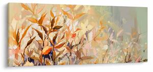 Obraz - Maľované rastliny (120x50 cm)