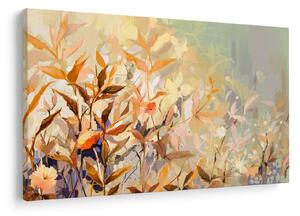 Obraz - Maľované rastliny (90x60 cm)