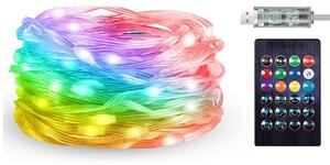 Rabalux BIRI LED RGB pásik LED/2,8W/5V 5m IP44 WiFi + diaľkové ovládanie