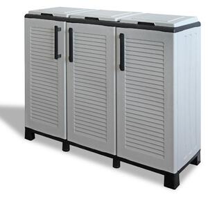 ARTPLAST Skriňa na triedený odpad Linea Family 3dv/3víka