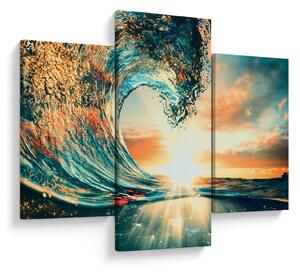 Obraz - Vlna (90x60 cm)