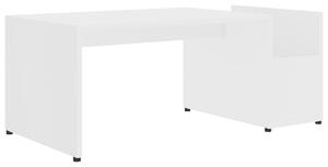 Konferenčný stolík biely 90x45x35 cm drevotrieska
