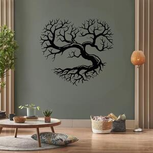 Drevený strom života na stenu - Heart - 30cm