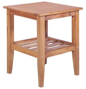 Konferenčný stolík 40x40x50 cm, štvorcový, tíkový masív