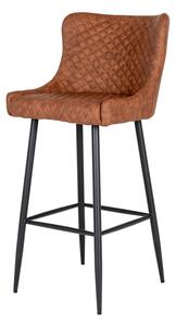 Barová stolička DOLES 2 hnedá/čierna