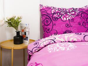 XPOSE® Bavlnené obliečky AMÉLIA na dve postele - fialové