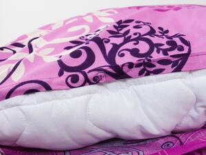 XPOSE® Bavlnené obliečky AMÉLIA na dve postele - fialové