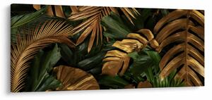 Obraz - Zlaté listy (120x50 cm)