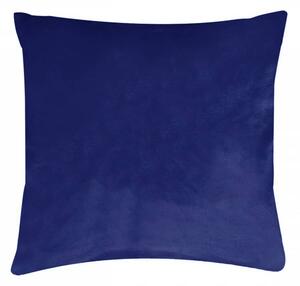 XPOSE® Mikroplyšová obliečka na vankúš - tmavo modrá 40x40 cm