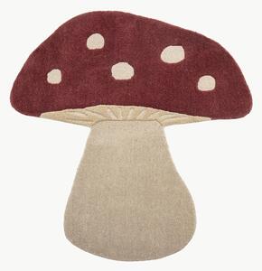 Detský koberec z vlny Mushroom