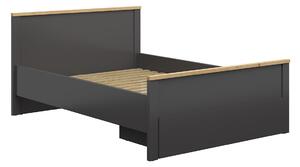 Manželská posteľ 140 cm BRW Hesen LOZ1S/140 (grafit + dub artisan). Vlastná spoľahlivá doprava až k Vám domov. 1062511