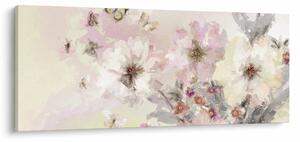 Obraz - Kvety, maľba (120x50 cm)