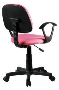 Ak furniture Detská otočná stolička FD-3 ružová