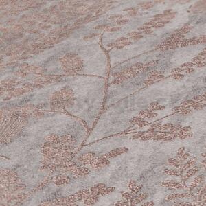 Vliesové tapety na stenu BOS BOS 38830-3, rozmer 10,05 m x 0,53 m, florálny vzor na sivom podklade, A.S. CRÉATION