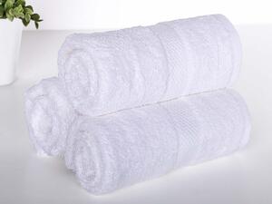 XPOSE® Froté uterák VERONA 3 ks - biely 30x50 cm