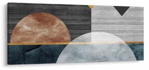 Obraz - Tvary a textúry (120x50 cm)